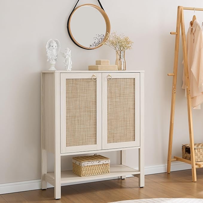 SICOTAS Rattan Shoe Cabinet - Image 8