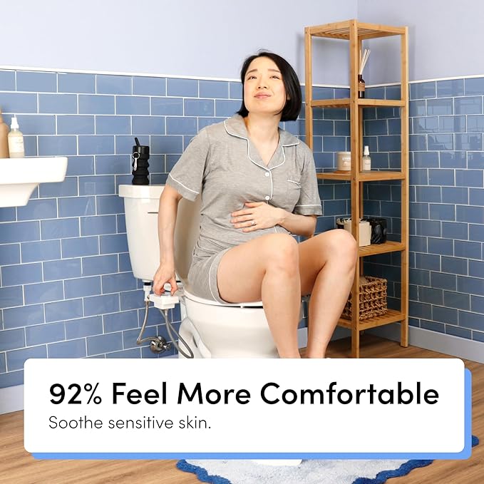 TUSHY Fresh Cool Water Bidet: Ultra Slim Toilet Seat Attachment Easy DIY - Image 6