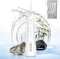 Water Flosser 6 Modes & IPX7 Waterproof Rechargeable Oral Irrigator Water Teeth by SYNHOPE
