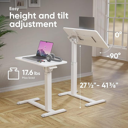 ONKRON Laptop Cart on Wheels, max Load up to 17.6 lbs, Small Rolling Table - Image 3