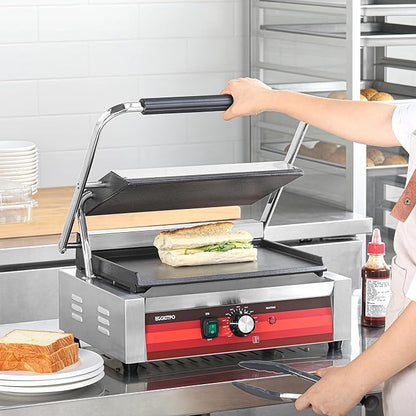 EGGKITPO Commercial Electric Panini Grill - Image 2