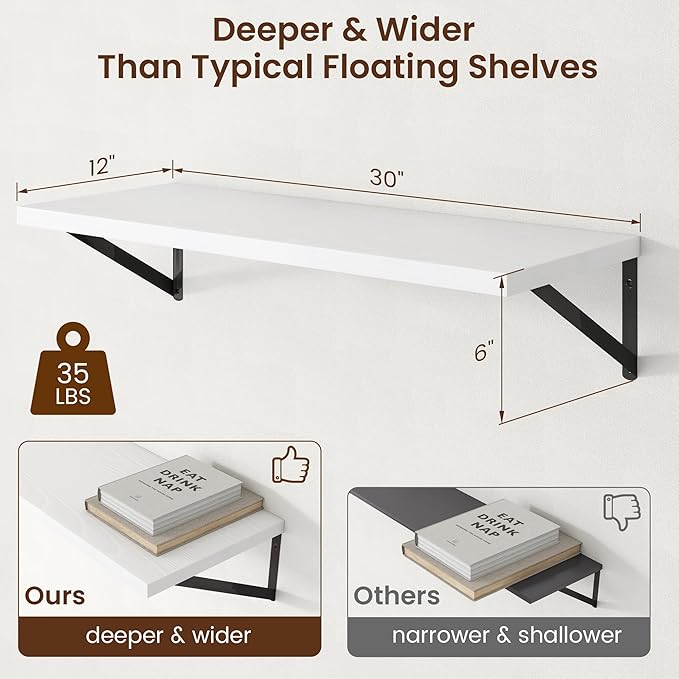 Axeman Deep Floating Shelves - Image 3