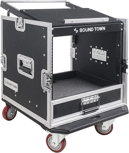 Sound Town 10U PA DJ Pro Audio Rack/Road ATA Case - Image 2