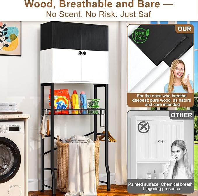 Over the Toilet Storage Cabinet - Image 5