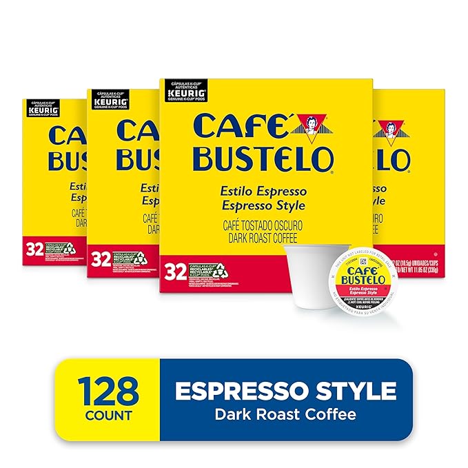 Café Bustelo Espresso Style, Dark Roast Coffee, Keurig K-Cup Pods - Image 3