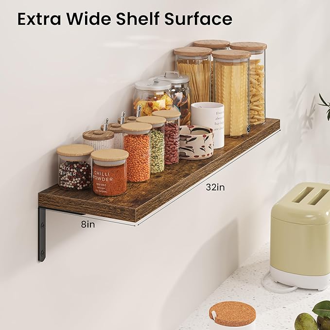 Marsmiles Extra Wide Floating Shelves - Image 3