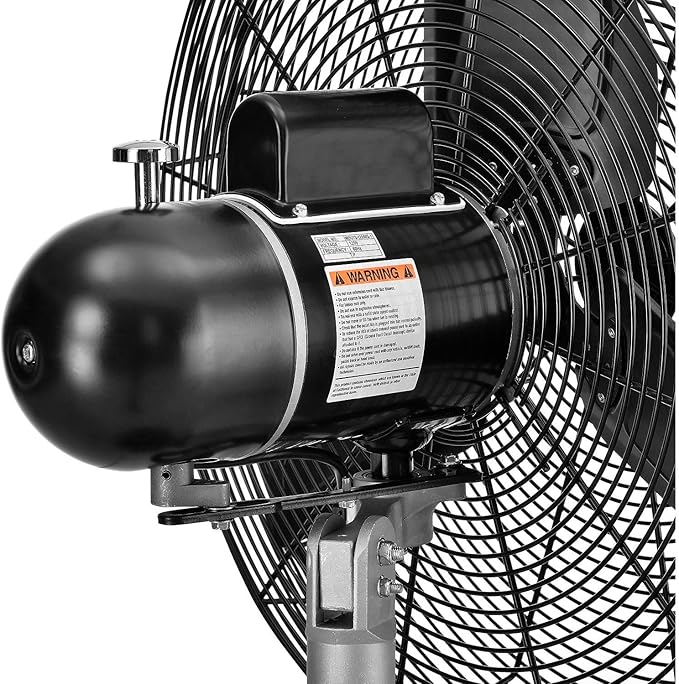 Continental Dynamics CD Premium 24" Oscillating Wall Mount Fan, TEFC Motor - Image 3