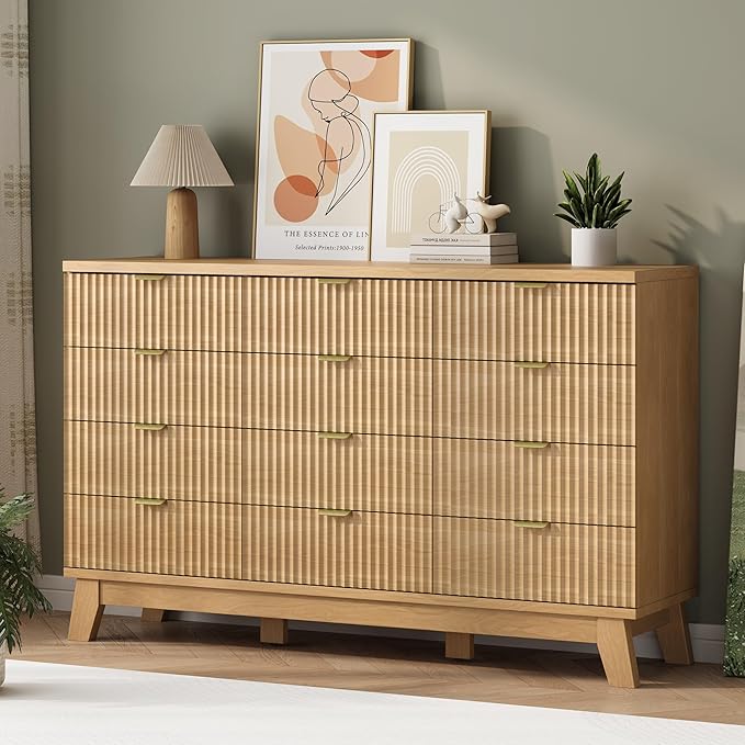Fluted Dresser for Bedroom - Image 4