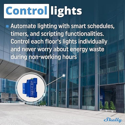 Shelly Pro 1 | Wi-Fi & LAN, 1-Channel Smart Relay Switch | Home Automation | - Image 3