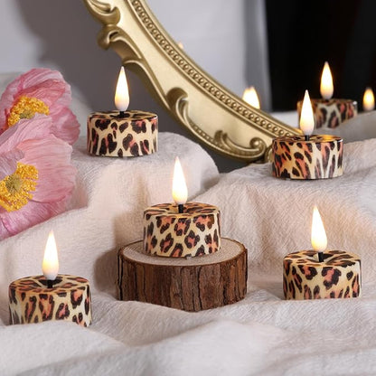 Eywamage Leopard Flameless Tealights - Image 4