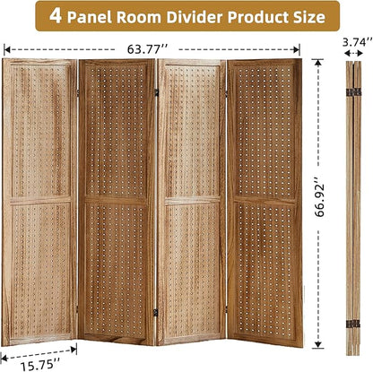 Asnefeli Pegboard Display Room Divider - Image 6