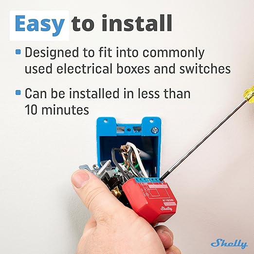 Shelly Plus 1PM | WiFi Smart Relay Switch - Image 2