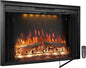 50 Inches Electric Fireplace Insert, 750W/1500W Fireplace Heater by Velaychimney