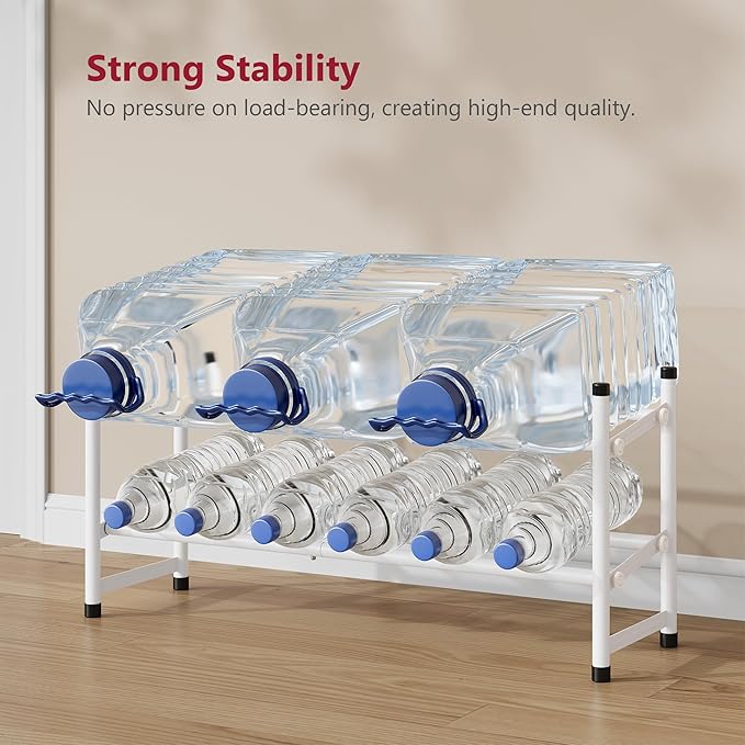 Tajsoon Expandable Shoe Rack for Closet 2 Tier, 28“-41“ Adjustable & Stackable - Image 5
