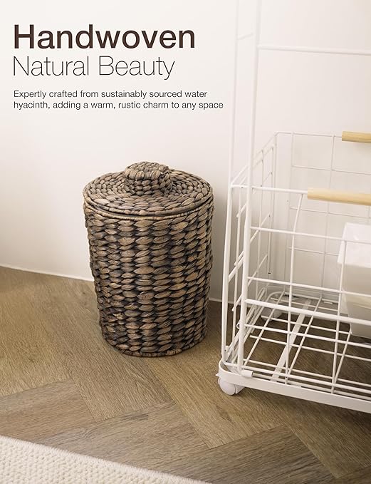 2 Gallons Wicker Waste Basket - Image 4
