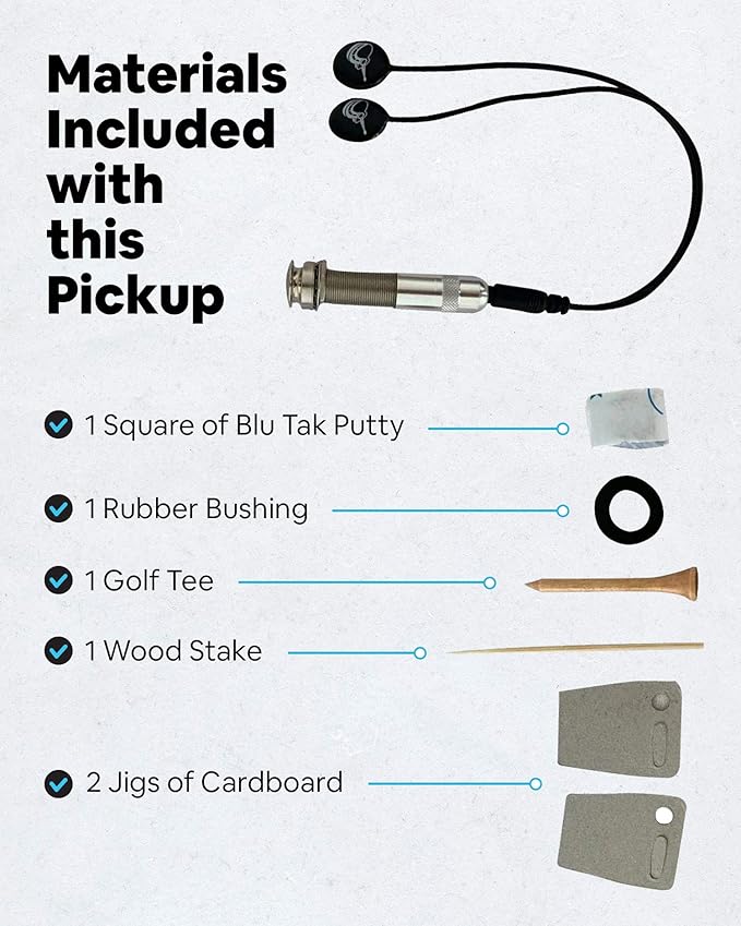 Journey Instruments Passive Piezo Ukulele Acoustic Pickup – EP003K Two Balanced - Image 3