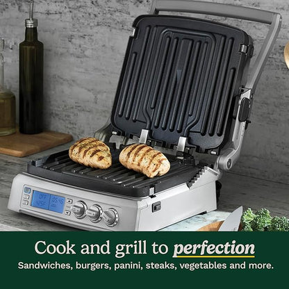 Cuisinart 6-in-1 Elite Griddler, Electric Grill, Griddle & Top Melt, 500°F - Image 2