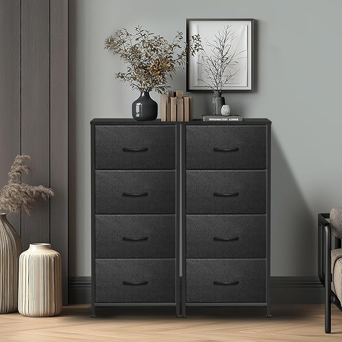 4 Fabric Drawer Dresser for Bedroom, Chest of Drawers - Image 4