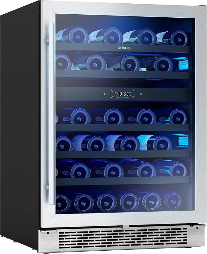 Zephyr BWN24C02AG Brisas 24 Inch Wide 46 Bottle Capacity Built-In or by Zephyr