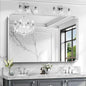 CIRCUMI Silver Bathroom Mirror, Rounded Corner, Tempered Glass, Large Mirror by CIRCUMIMirror