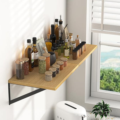 Heimlove 12 Inch Deep Floating Shelves - Image 2