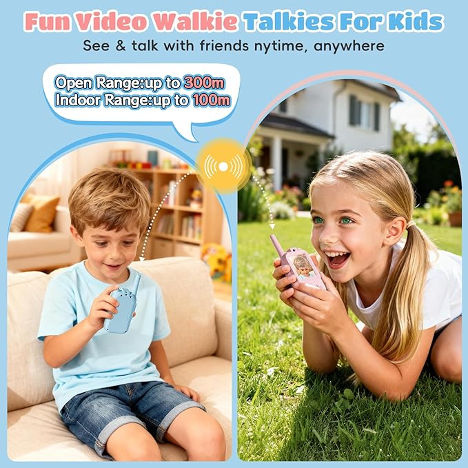 Video Walkie Talkies for Kids – Kids Walkie Talkies 2 Pack - Image 2