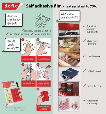 d-c-fix 346-0276-2PKA Self-Adhesive Privacy Glass Window Film, 17" x 78" Roll, Pearl, 2-Pack with Applicator