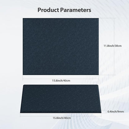 Amantech 12 Pack Acoustic Panels Self Adhesive Sound Proof Foam, High Density - Image 6