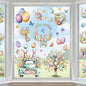9 Sheets Easter Window Clings Decor, Bunny & Egg Window Stickers, Spring Decorations for Home, Office, Classroom, Holiday Decals for Glass Windows & Doors