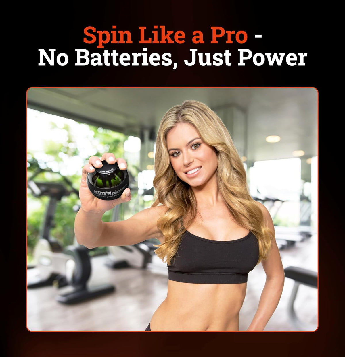 NSD Manual Thumb Wind Start Spinner Gyro Ball – Up to 15,000-18,000 RPM Premi...