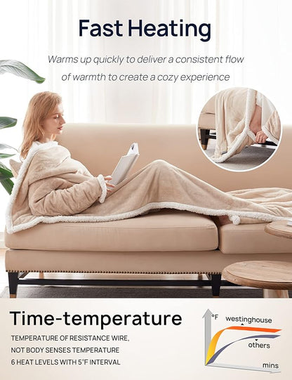 Westinghouse Electric Snuggle Throw Blankets - Image 2
