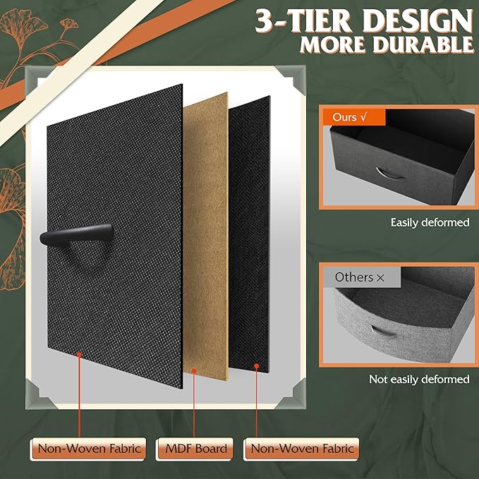 WLIVE Tall Dresser for Bedroom - Image 6