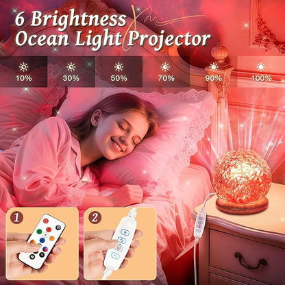 Trendy Valentine's Day Gifts for Teen, 18 Colors Northern Lights Projector Mood - Image 5