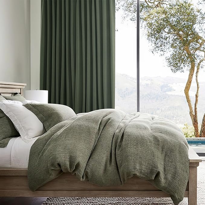 Dark Green Curtains 84 Inches Long - Image 7