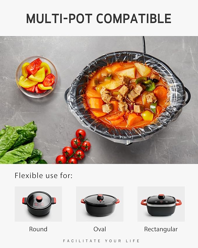Syntus Crock Pot Liners, Disposable Cooking Bags Suitable - Image 7