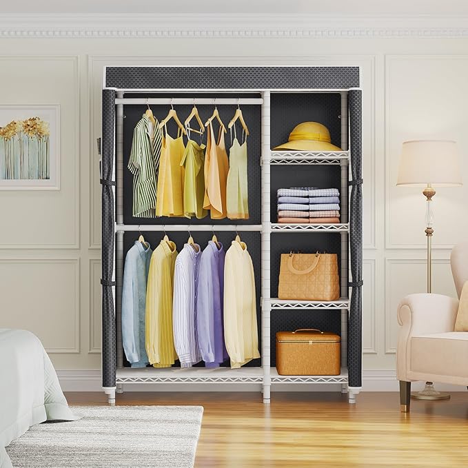 VIPEK V7C Garment Racks with Cover Portable Closets - Image 9