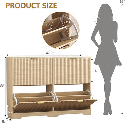 Shoe Cabinet Storage for Entryway - Image 2