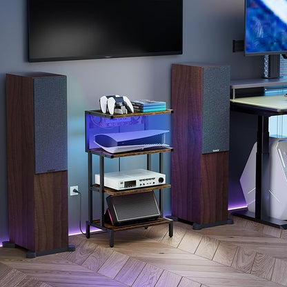 Aquzee Video Game Console Shelf, Stereo Racks - Image 2