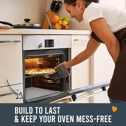 Non Stick Oven Liners for Bottom of Oven, 3 Pack Large Heavy Duty Mats - Image 4