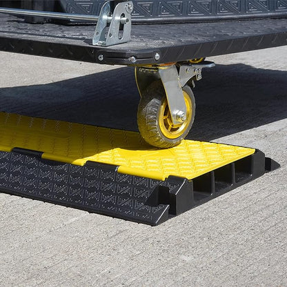 OranLite Rubber Cable Protector Ramp, Heavy Floor Cable Wire Cord Cover Speed - Image 2