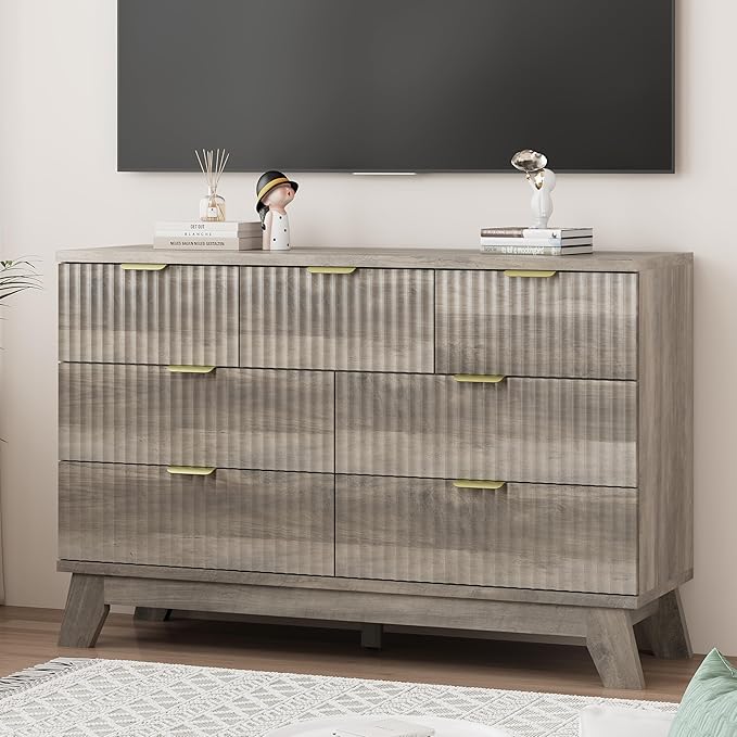 Xixini Fluted Dresser for Bedroom - Image 7