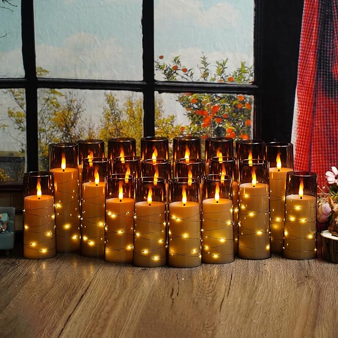 Flickering Flameless LED Candles, Battery Operated Candles 24 Pcs - Image 6