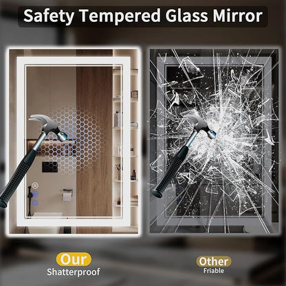 22"x30" LED Bathroom Mirror - Image 6
