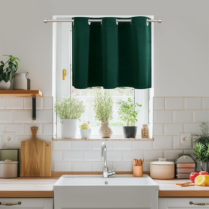 ChrisDowa Blackout Curtains 36 Inches Long - Image 5