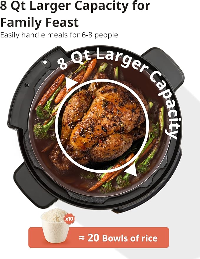 COMFEE’ 16 in 1 Electric Pressure Cooker Instant Multi Cooker Olla de Presion - Image 3