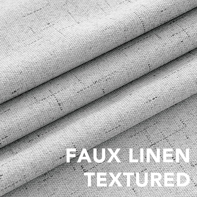 H.VERSAILTEX Linen Curtains 100% Blackout Curtains - Image 4