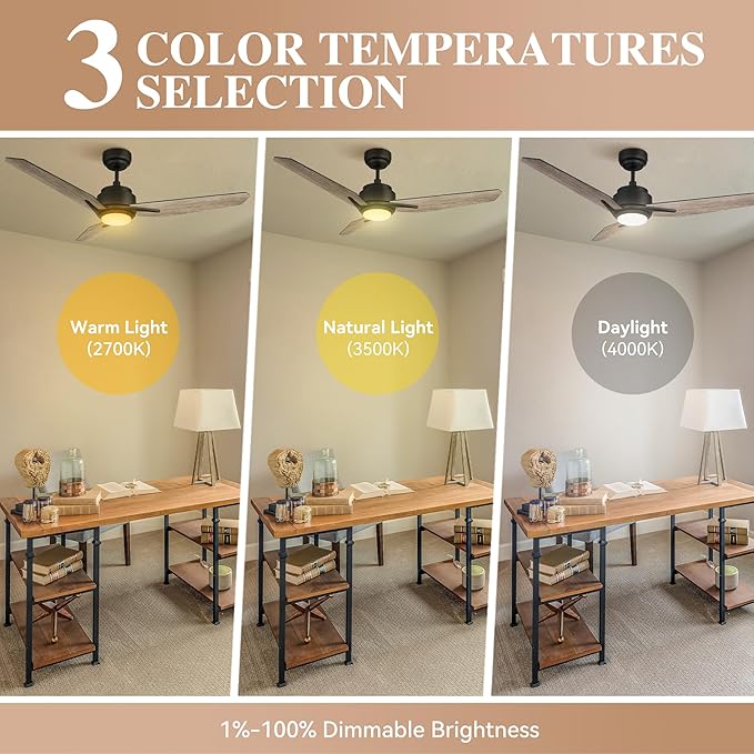 SMAAIR 48 Inch Smart Ceiling Fan - Image 4