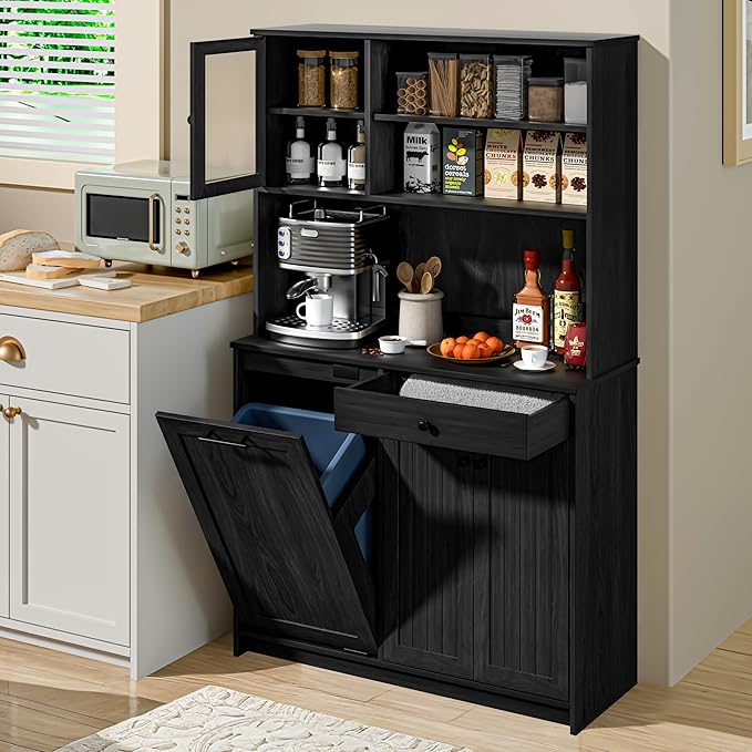 OLD CAPTAIN Tilt Out Trash Cabinet by OldCaptainFurnitureLighting