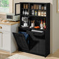 OLD CAPTAIN Tilt Out Trash Cabinet by OldCaptainFurnitureLighting