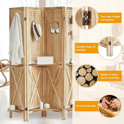 Aleesing 4 Panel Pegboard Display - Image 3